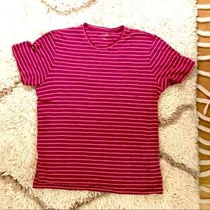Red Stripe Bonobos Pocket T-Shirt